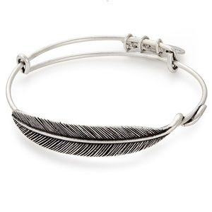 Alex And Ani Quill Feather Bangle